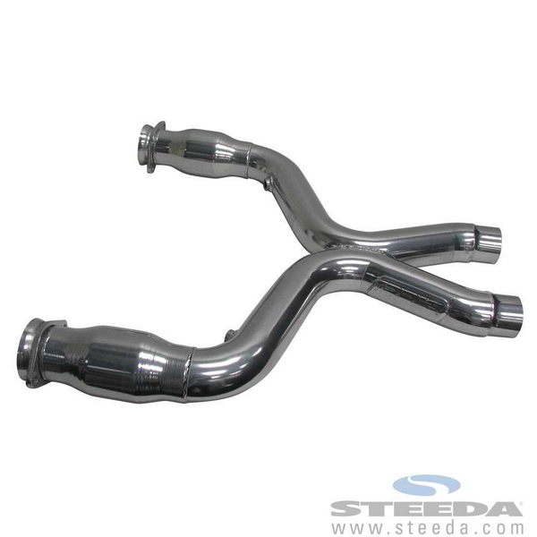 BBK Catted Mustang X-Pipe for use w/ Long Tube Headers (11-14 GT)